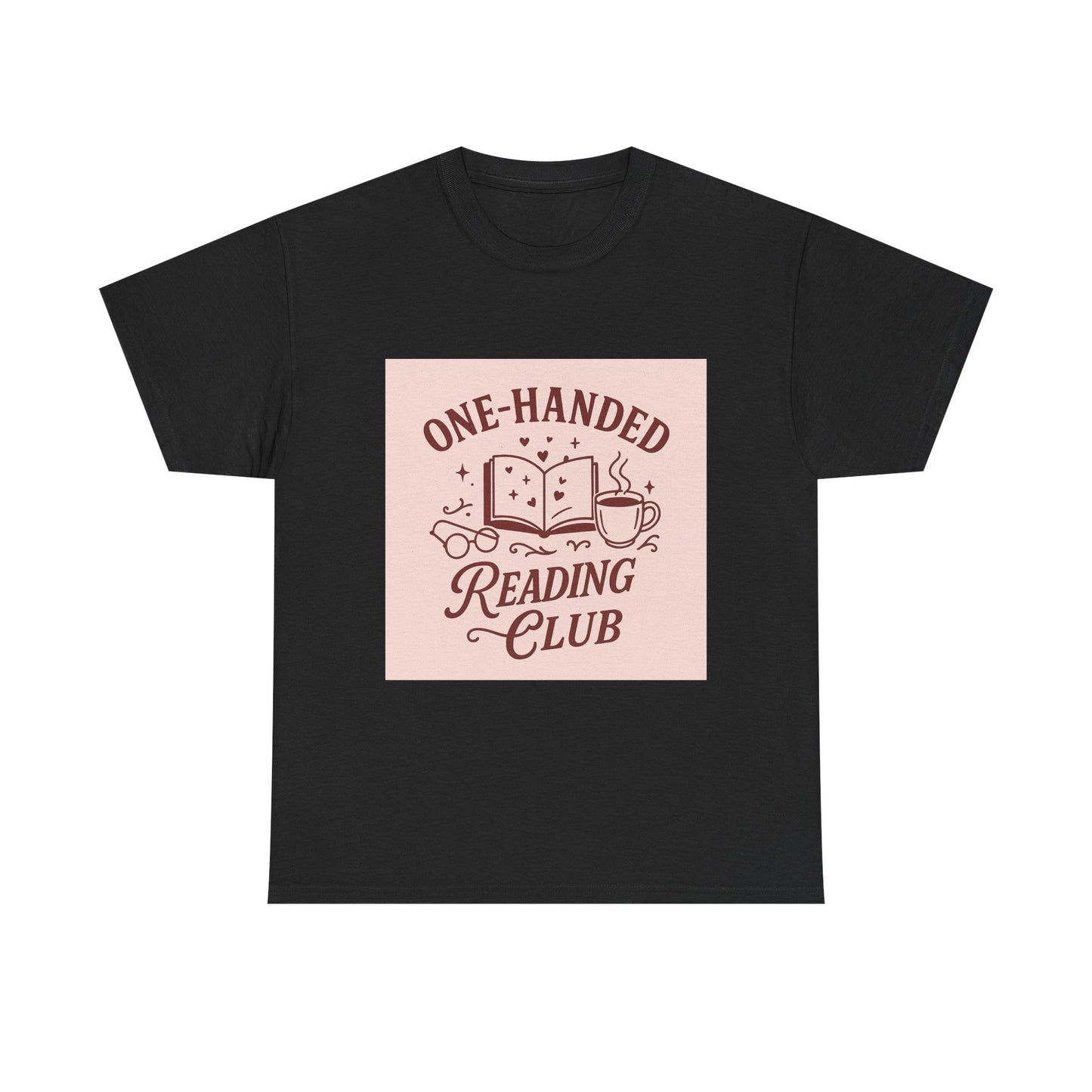 "One-Handed Reading Club – Spicy Book Shirt for Romance Readers & Smut Fans"